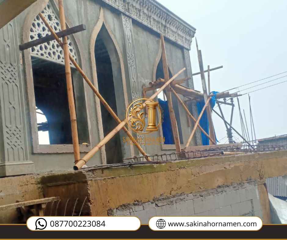 Detail Ornamen Profil Beton