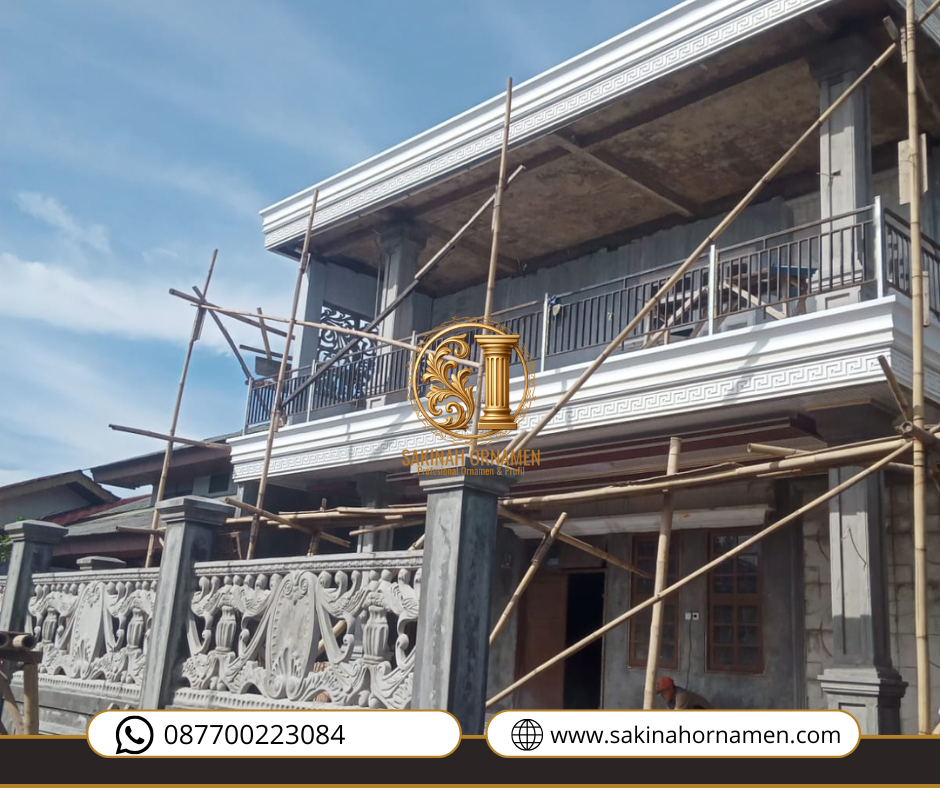 Pemasangan Lisplang Profil Beton Utama